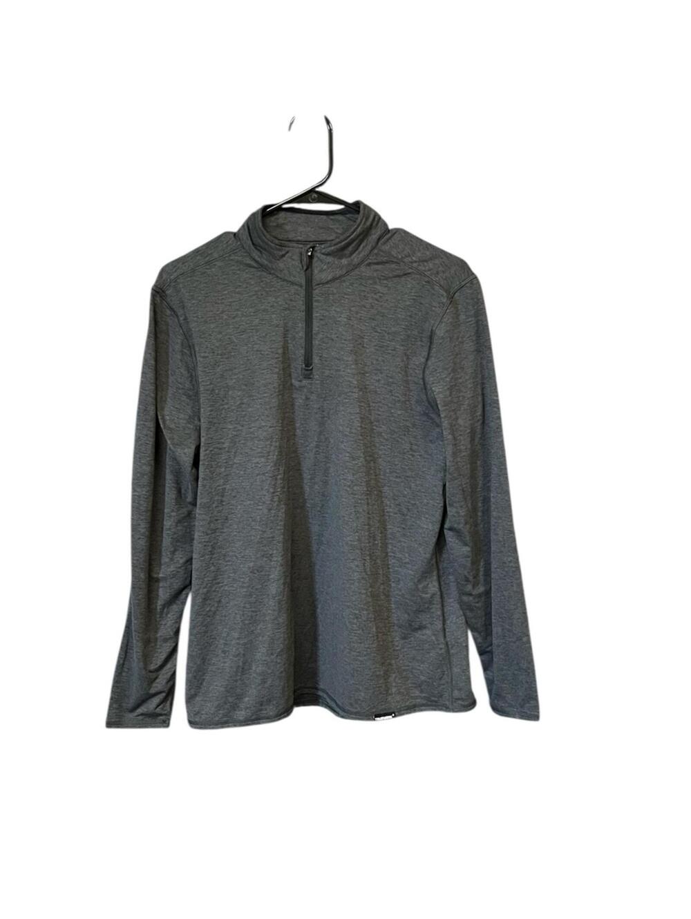 Truewerk B2 Quarter Zip Pullover Women’s L Gray Performance Stretch Work Shirt